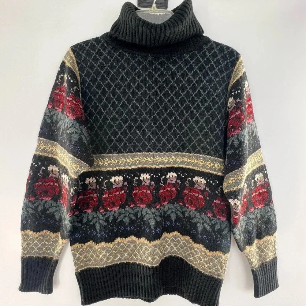 The Import Workshop Vintage Wool Blend Turtleneck Sweater Women’s Size Small